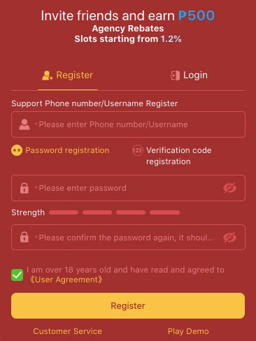 Register Now at 11PH Casino!